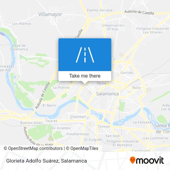 Glorieta Adolfo Suárez map