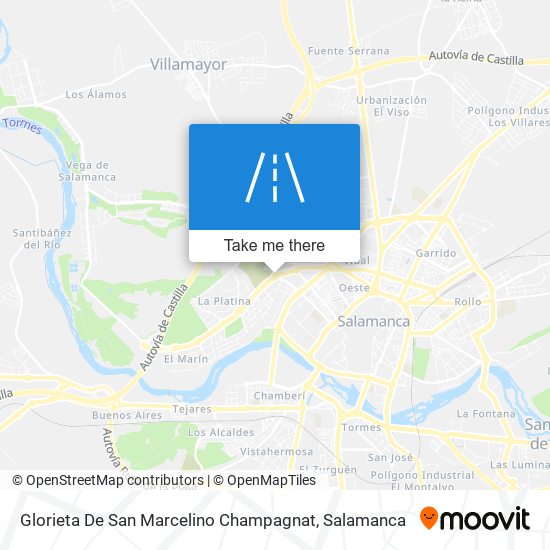 mapa Glorieta De San Marcelino Champagnat