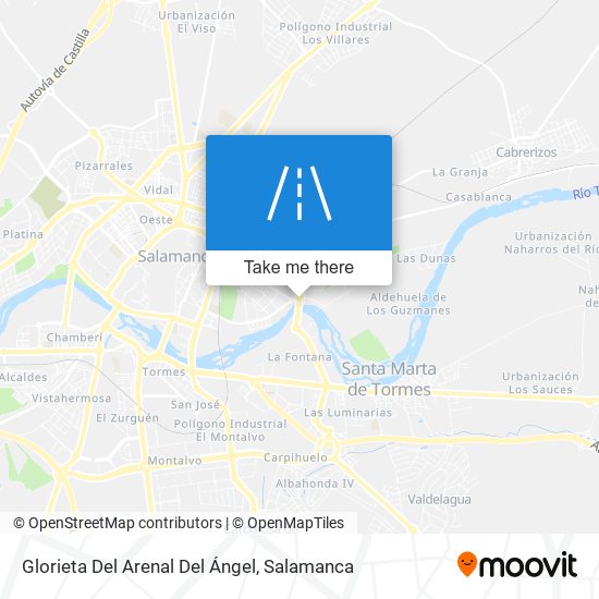 Glorieta Del Arenal Del Ángel map