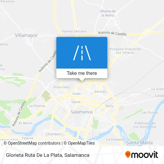 Glorieta Ruta De La Plata map