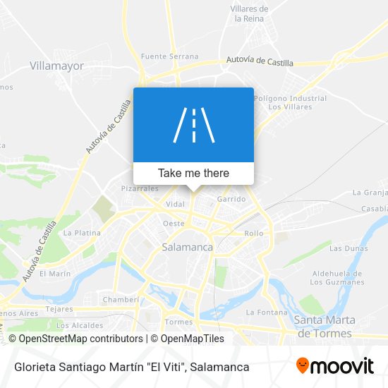 Glorieta Santiago Martín "El Viti" map