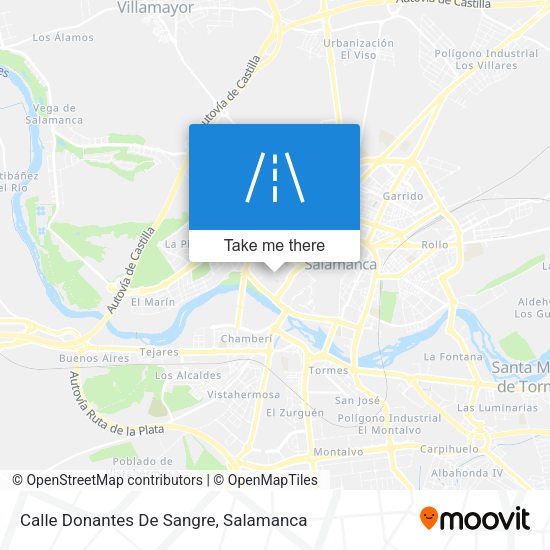 Calle Donantes De Sangre map