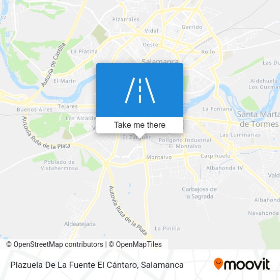 Plazuela De La Fuente El Cántaro map