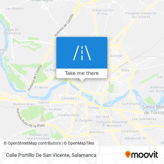 mapa Calle Portillo De San Vicente
