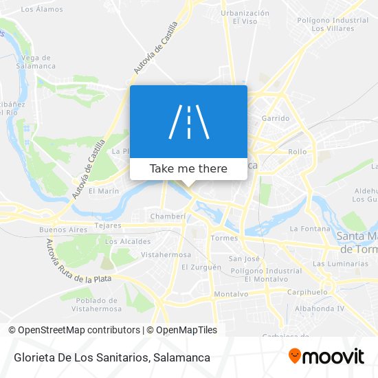 mapa Glorieta De Los Sanitarios