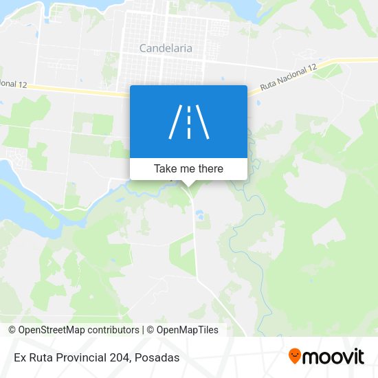 Ex Ruta Provincial 204 map