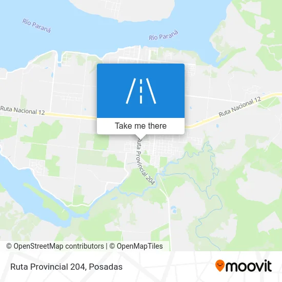 Ruta Provincial 204 map