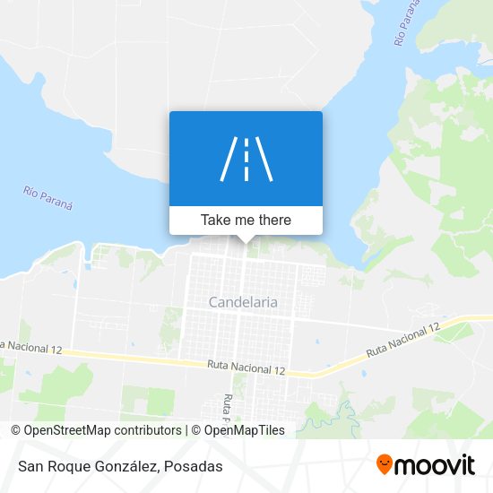 San Roque González map
