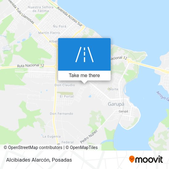 Alcibiades Alarcón map