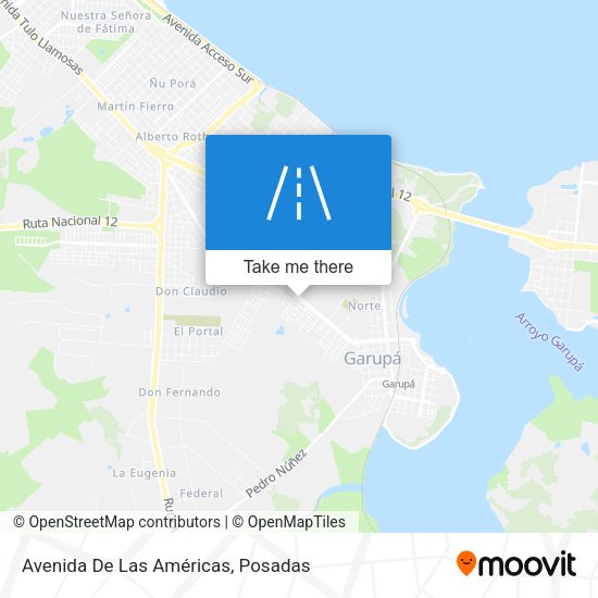 Avenida De Las Américas map