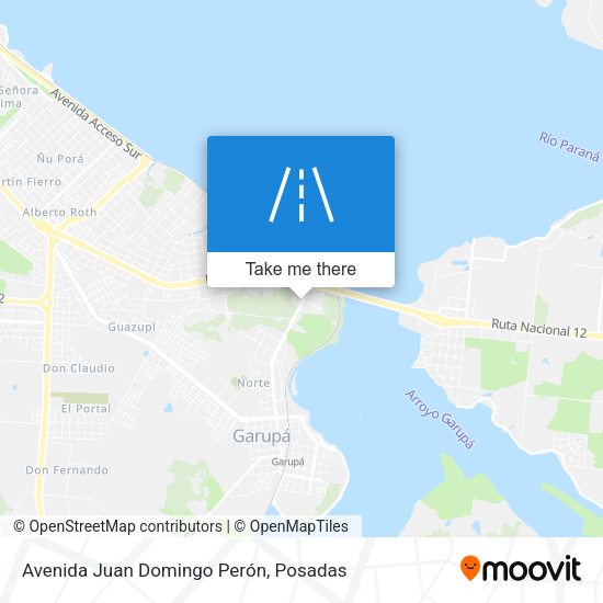 Avenida Juan Domingo Perón map