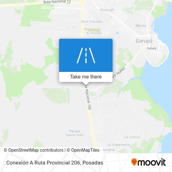 Conexión A Ruta Provincial 206 map