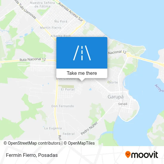 Fermín Fierro map