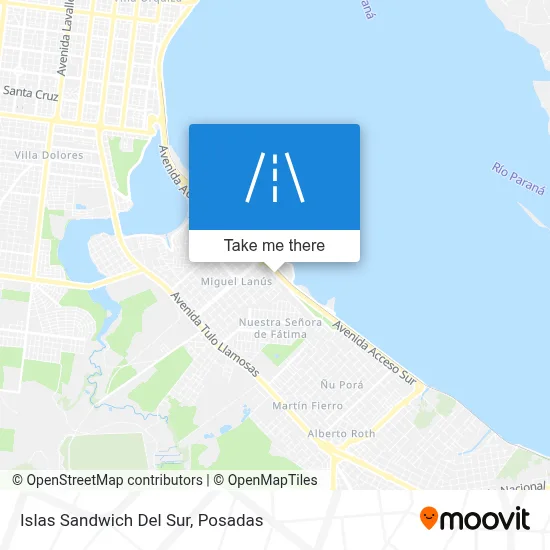 Islas Sandwich Del Sur map