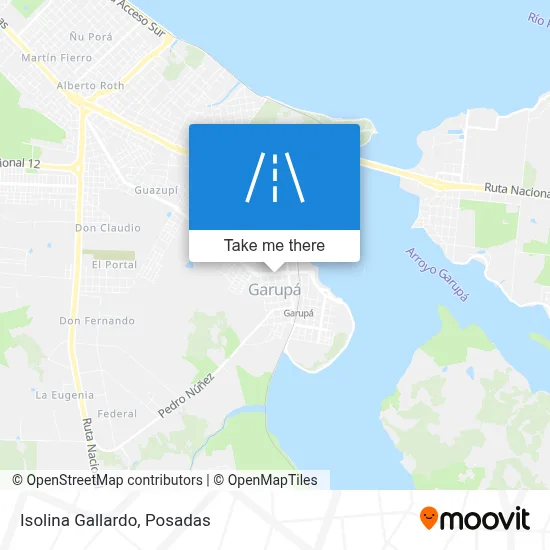 Isolina Gallardo map