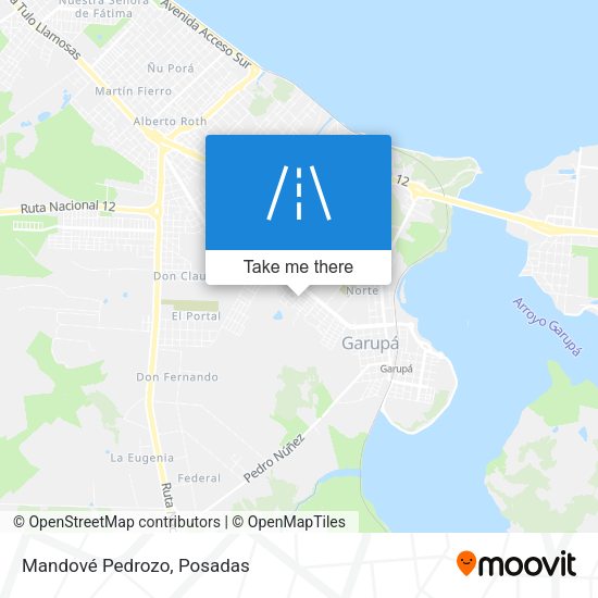 Mapa de Mandové Pedrozo