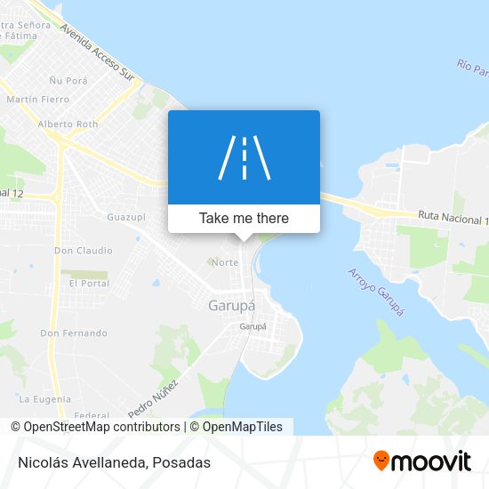 Mapa de Nicolás Avellaneda