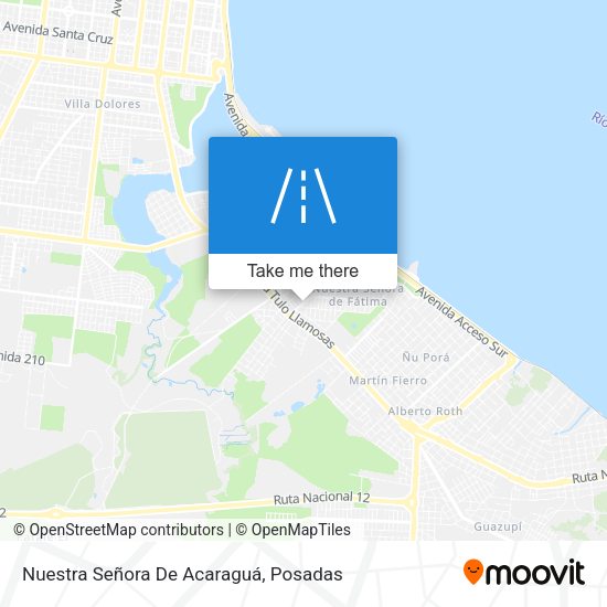 Nuestra Señora De Acaraguá map