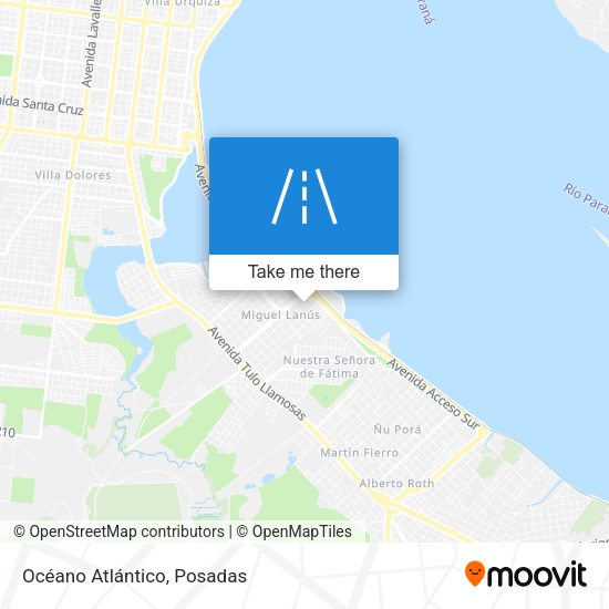 Océano Atlántico map