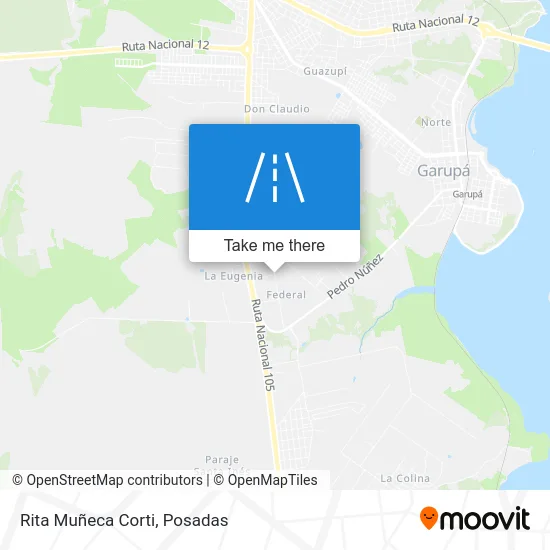 Rita Muñeca Corti map