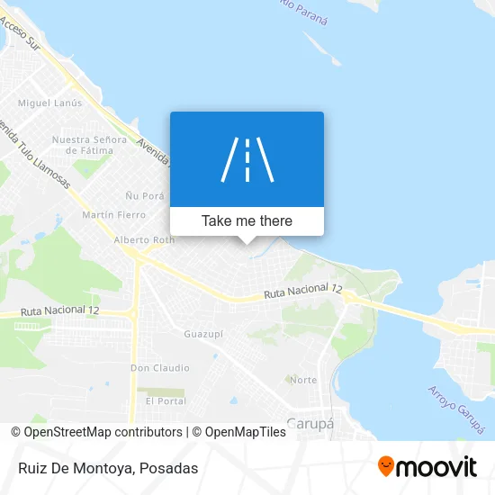 Ruiz De Montoya map