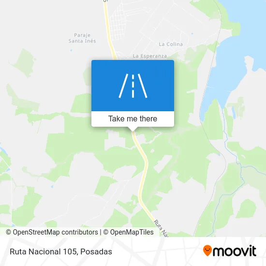 Ruta Nacional 105 map