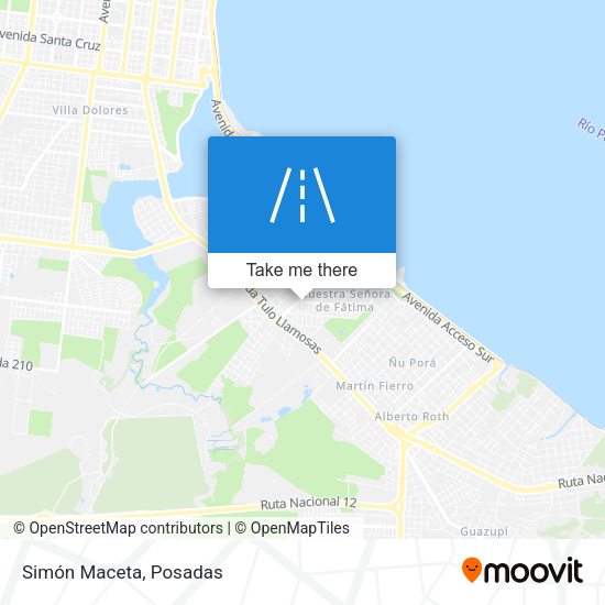 Mapa de Simón Maceta