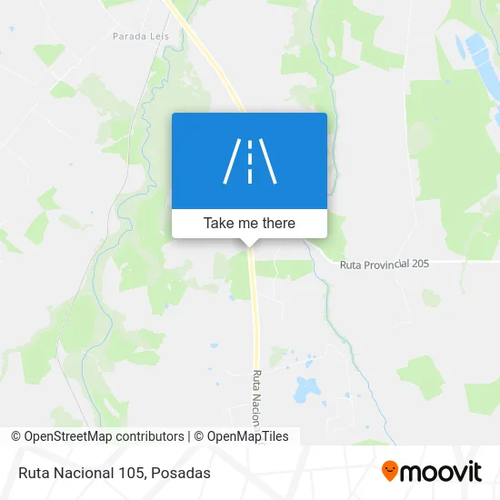 Ruta Nacional 105 map