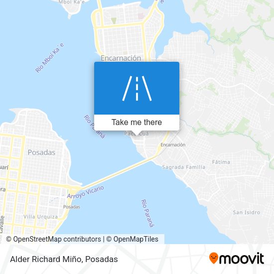 Alder Richard Miño map