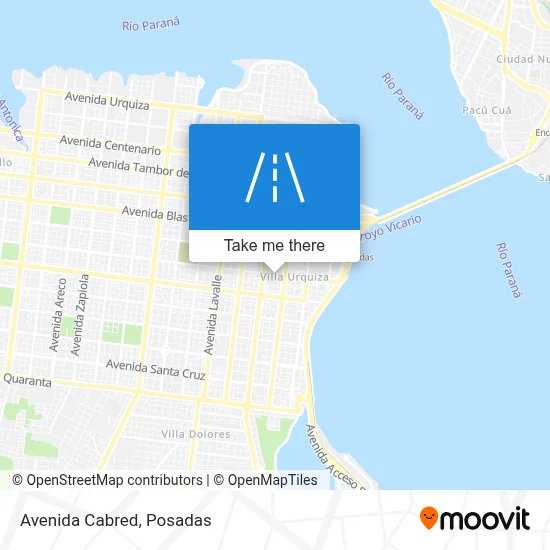 Avenida Cabred map