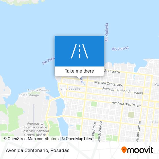 Mapa de Avenida Centenario