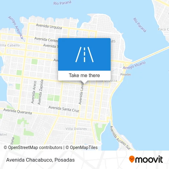 Avenida Chacabuco map