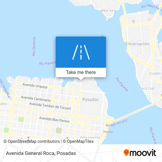 Avenida General Roca map