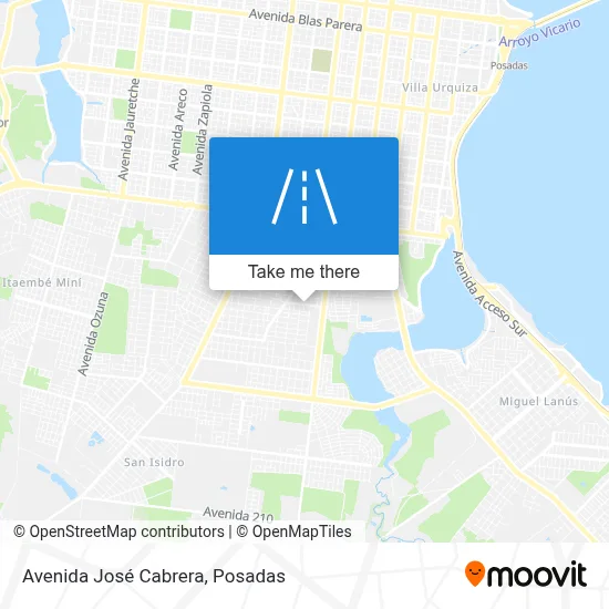 Avenida José Cabrera map