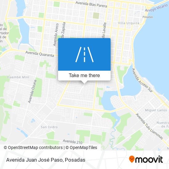 Mapa de Avenida Juan José Paso