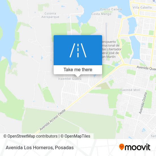 Mapa de Avenida Los Horneros