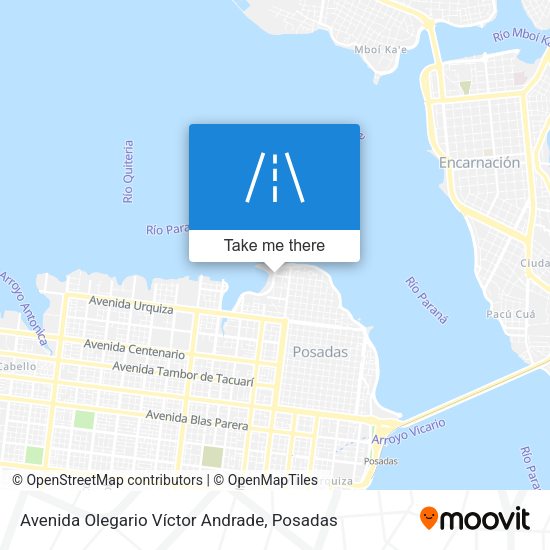 Avenida Olegario Víctor Andrade map
