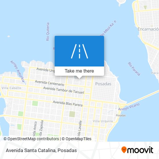 Avenida Santa Catalina map