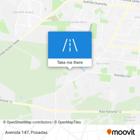 Avenida 147 map