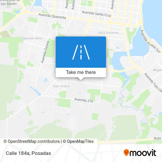 Mapa de Calle 184a