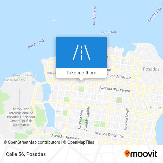 Mapa de Calle 56