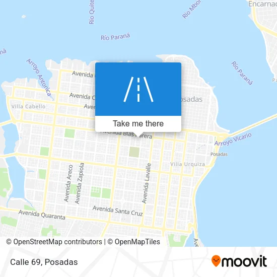 Mapa de Calle 69