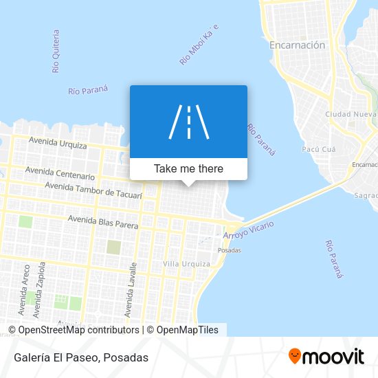 Galería El Paseo map