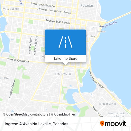 Ingreso A Avenida Lavalle map