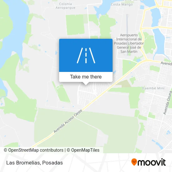 Mapa de Las Bromelias