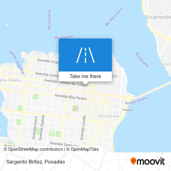 Sargento Britez map