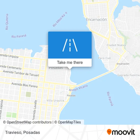 Travieso map