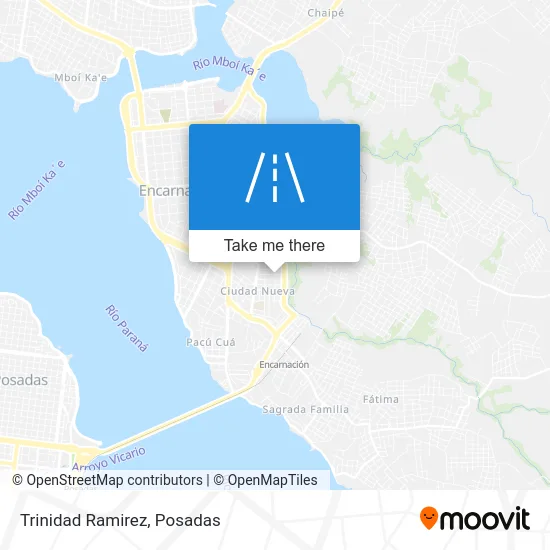 Trinidad Ramirez map