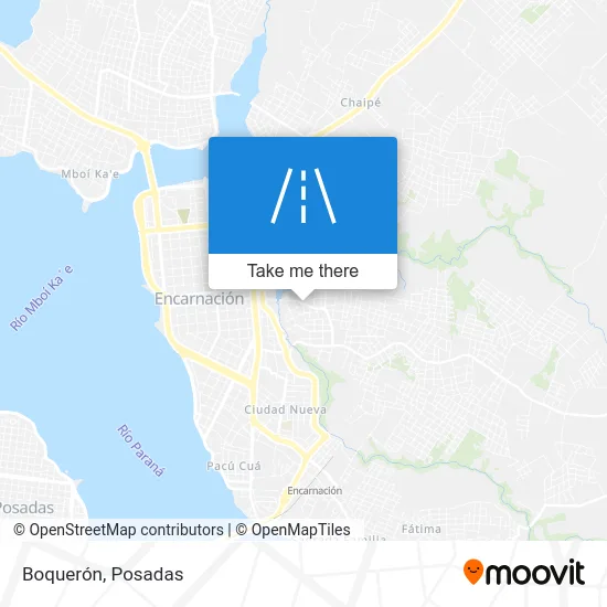 Boquerón map