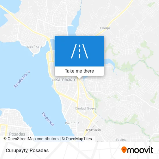 Curupayty map